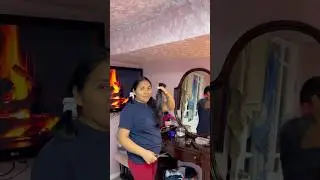 Me cort&oacute; el cabello yo misma, para no gastar en sal&oacute;n de belleza #short #viral