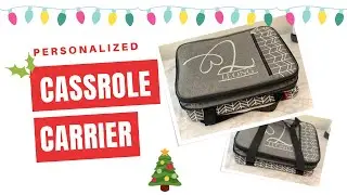 Christmas Gift Ideas #3 | Personalized Casserole Carrier | Cricut Easy Press 2 VS Easy Press Mini???