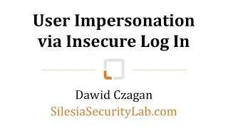 User Impersonation via Insecure Log In