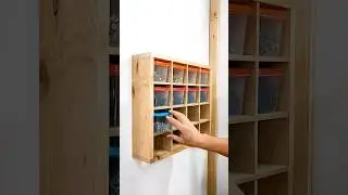 Genial #Organizador Muy f&aacute;cil de hacer. #tornillos #idea #diy #muebles #carpinteria #brico #tips
