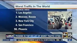 Where does Phoenix rank in terms of traffic?
