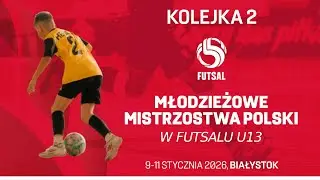 Młodzieżowe Mistrzostwa Polski w Futsalu U-13 | 2026 | Kolejka 2