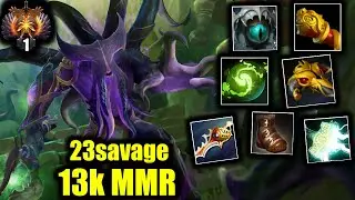 🔥 RANK TOP 1 SEA - 13k MMR - 23savage - Faceless Void - Dota 2 Pro Game Highlights