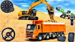 US Construction Jcb Simulator Game 3D -  New City Road Builder Excavator Trucks 2025 - Android Games