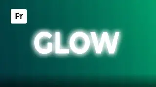 Textglow Effekt in Premiere Pro [1 Minute]