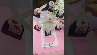 💖 DIY Wheel of Love | Cute Handmade Card Idea | Romantic Gift 💌 #artandCraftBySheuli