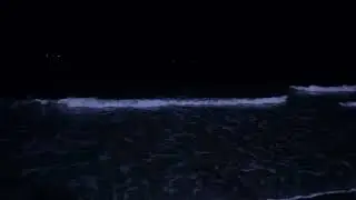 Fall Asleep with Powerful Waves at Night on Museddu Beach | Ocean Sounds for Deep Sleeping
