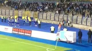 Manijaci održali bukvicu igračima Željezničara