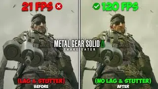 Metal Gear Solid: Snake Eater - Ultimate FPS BOOST for Low End PCs!