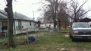 Kelly narrating the history of the Williams family home in Wagoner.