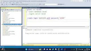 SQL Commands Part 3(Grant and Revoke). Session 10