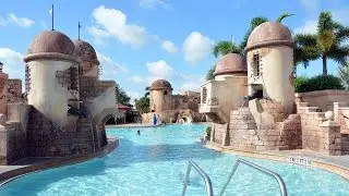 Disney's Caribbean Beach Resort Feature Pool Tour - Fuentes del Morro, Walt Disney World