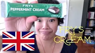 Emmy Eats a Fry's Peppermint Cream