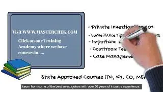 Masterchek Private Investigator Online Training Course