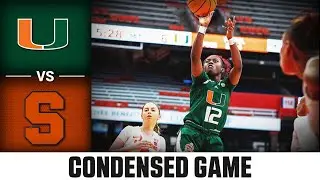 Miami vs. Syracuse Condensed Game | 2022-23 ACC Women&rsquo;s Basketball