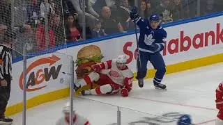 Patrick Kane Receives Lower-Body Injury After Hits From Pontus Holmberg