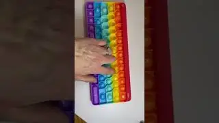 Keyboard bubble pop fidget