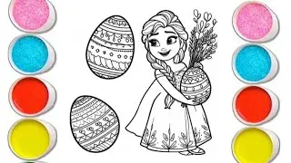 cute elsa frozen drawing|how to draw Elsa frozen|Elsa frozen with flower pot|Elsa frozen