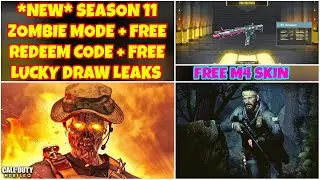 *NEW* SEASON 11 ZOMBIE MODE + FREE REDEEM CODE + FREE LUCKY DRAW | COD MOBILE SEASON 11 LEAKS