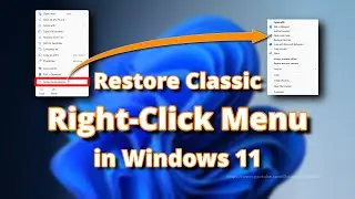 Bring Back the Classic Right-Click Menu in Windows 11&nbsp;(100% Reversible Fix)