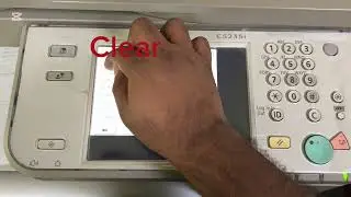 How to Enter Service Mode and Clear Error Codes on Canon iR C5253, 5250, 5045, and 5035 Printers&rdquo;