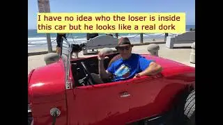 1929 Ford Model A Roadster in San Diego's Pacific Beach (April 4th 2025)