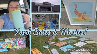 Yard Sale Adventures! JACKPOT Find! &  Afternoon at the movies!