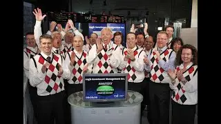 Tom Matzen Ringing the bell on the Toronto Stock Exchange