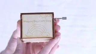 Happy Baptism Day Music Box by LDSBookstore.com