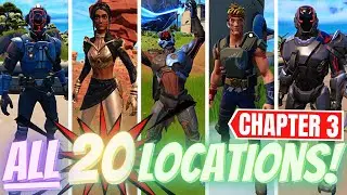 Fortnite ALL 20 *NPC LOCATIONS* + EXOTIC WEAPONS in Chapter 3 Season 1! ✔️
