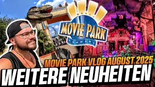 Einige NEUHEITEN im SOMMER 2025 - Movie Park Germany Vlog August 2025 I Movie Park Germany