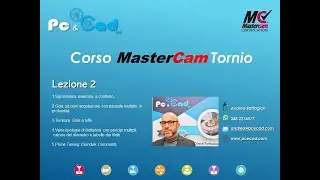 ⭕️ IL CORSO DI MasterCam TORNIO con i MOTORIZZATI lezione 2⭕️