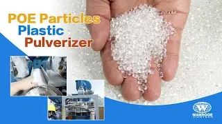 100-1000kg/h Plastic Mill Machine POE Particles Grind Machine Pulverizer Making Equipment#grinder