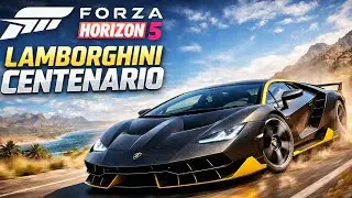 LAMBORGHINI CENTENARIO FORZA HORIZON 5 LOGITECH STEERING WHEEL 