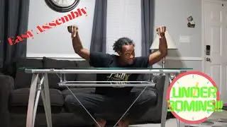 Realspace Vista Glass Computer Desk Assembly Made EASY! 😮