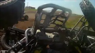 Got Wrecked!!!!   Then never seen him race so hard  5 19 19
