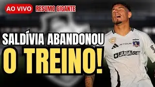 SALDIVIA ABANDONA TREINO NO CHILE E NEGOCIAÇÃO COM O VASCO ENTRA EM CRISE | AO VIVO