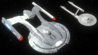 USS Akira v TOS Enterprise Size Comparison