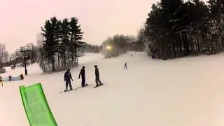 Snowboarding Boler Double Wipeout