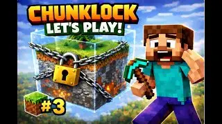 Cheep Gets Trapped?! Minecraft Chunklock Lets Play Ep  3