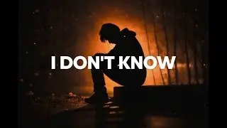 FREE Sad Type Beat - 'I don't Know' | Emotional Piano Instrumental