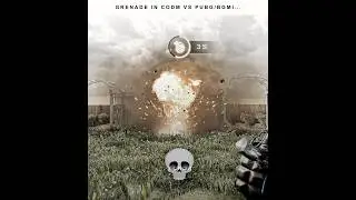 Grenade in CODM Vs PUBG...🤯