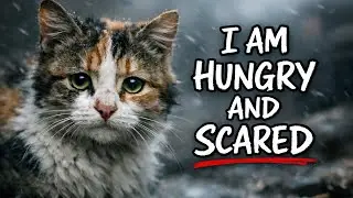 Hungry & Scared Stray Cats Who Broke My Heart...