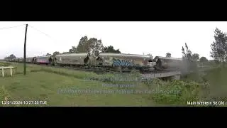 13 Tuesday January 2026,  Main Western Line Sth Qld Au, Brisbane  west Charlieville, Thallon