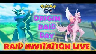 ✨ Origin Dialga & Palkia Raid Invite #shiny #live #pokemongo