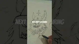 guest 666 drawing #edm #remix moon