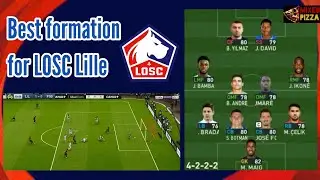 PES2021 Best formation for LOSC Lille with full gameplay vs PSG