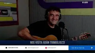En el segmento musical nos visitó ADÁN TRIMIGLIZZI
