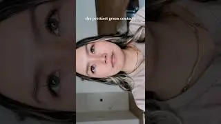 Самые красивые зеленые контактные линзы для темно-карих глаз @olens_contactlens