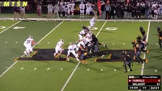 High School Football - Fairfield Eagles vs Malakoff Tigers - 11/5/2021